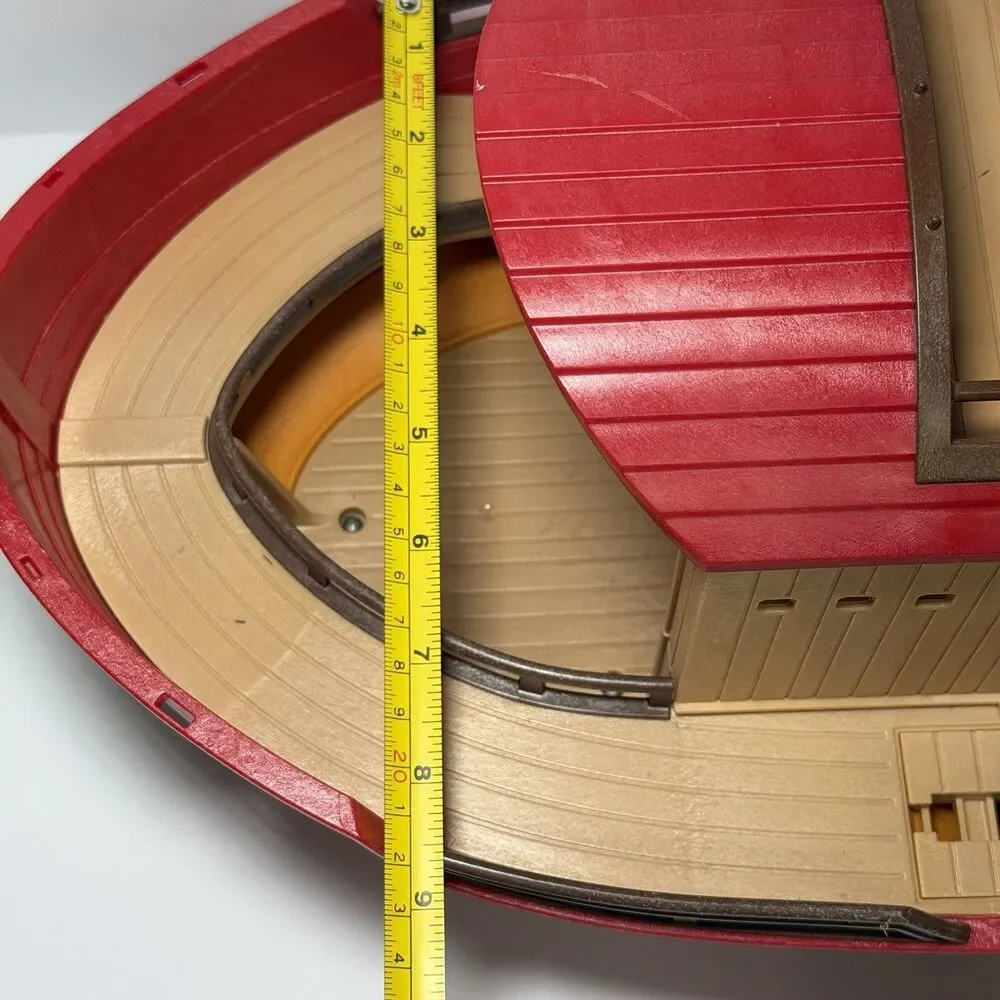 Vintage Playmobil Noah’s Ark Red Boat Really Floats Imagination 2000s Incomplete - Picture 15 of 16